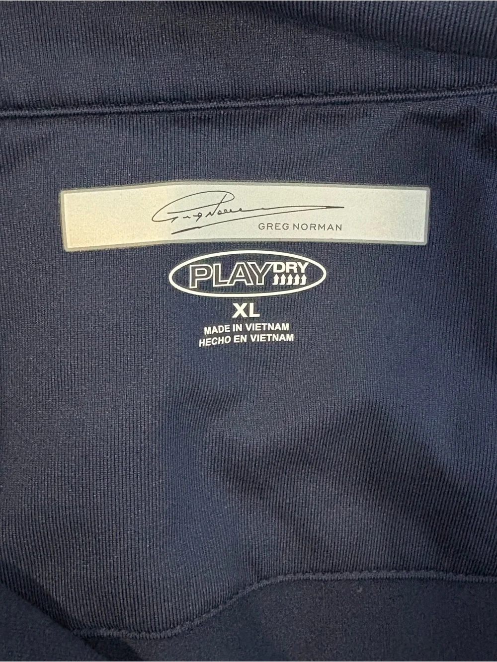 Greg Norman Navy Performance PlayDry Pullover